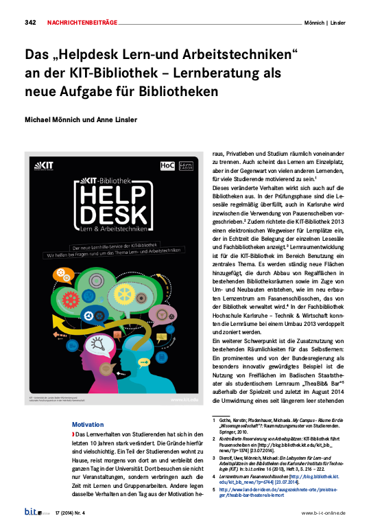Cover der Publikation
