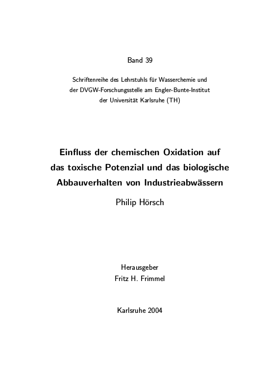 Cover der Publikation