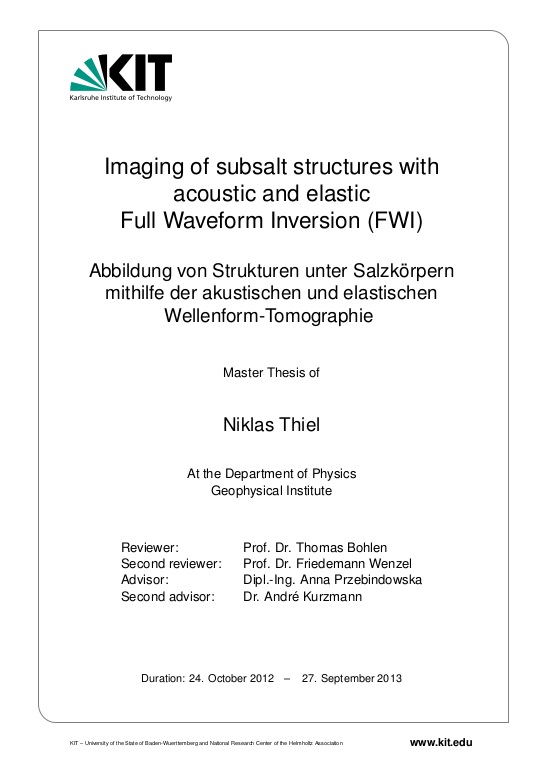 Cover der Publikation