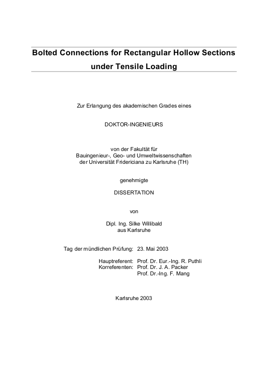 Cover der Publikation
