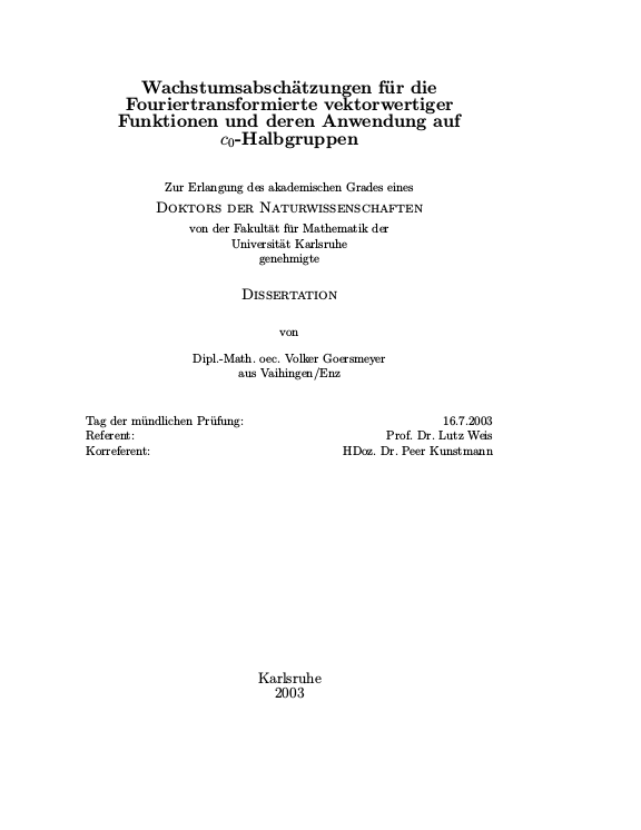 Cover der Publikation