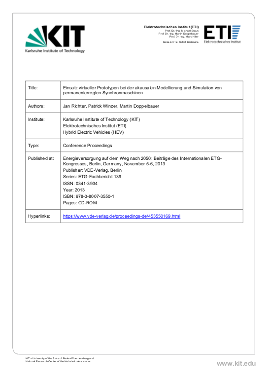 Cover der Publikation