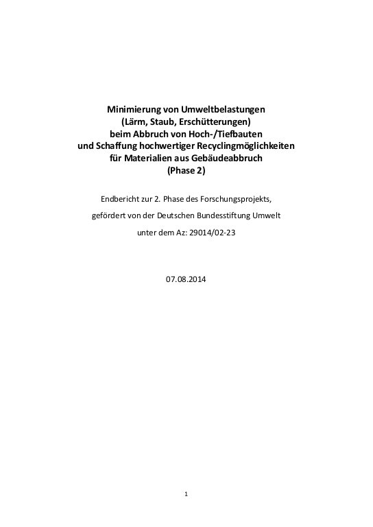 Cover der Publikation