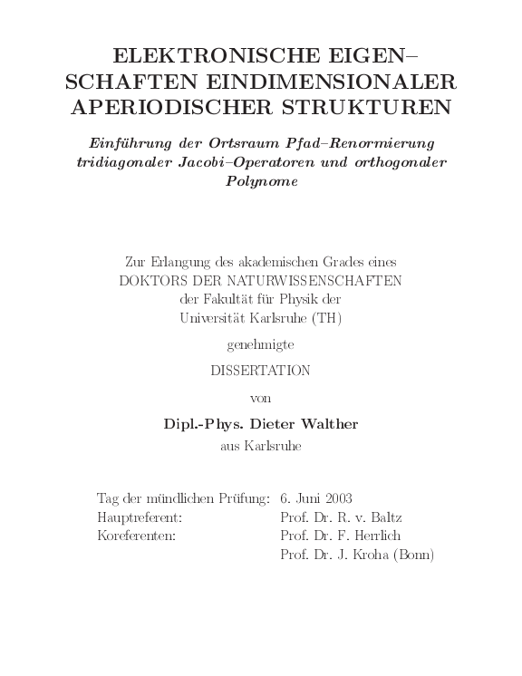 Cover der Publikation