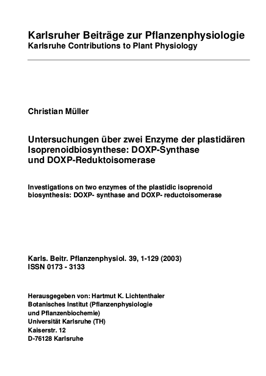 Cover der Publikation