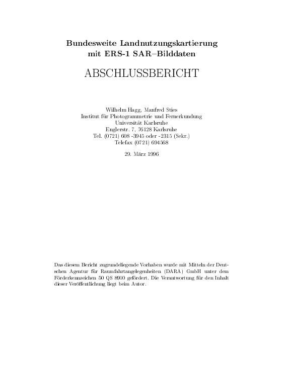 Cover der Publikation