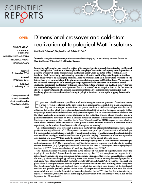 Cover der Publikation