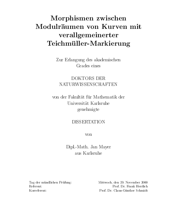 Cover der Publikation