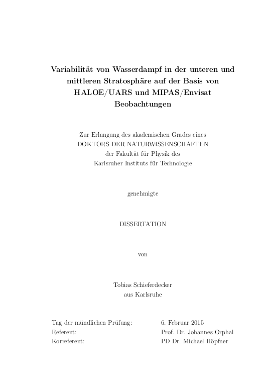 Cover der Publikation