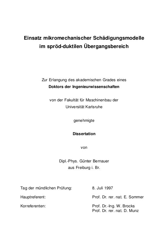 Cover der Publikation