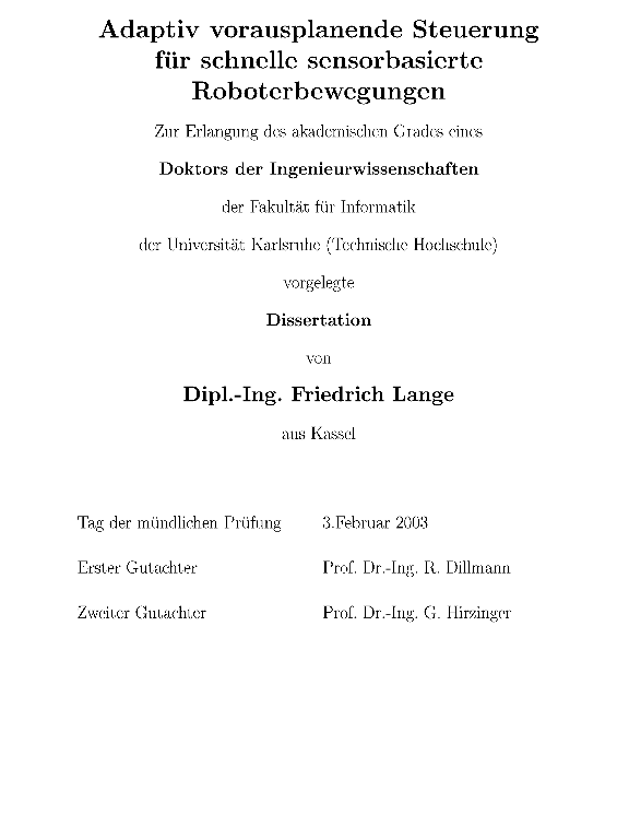 Cover der Publikation