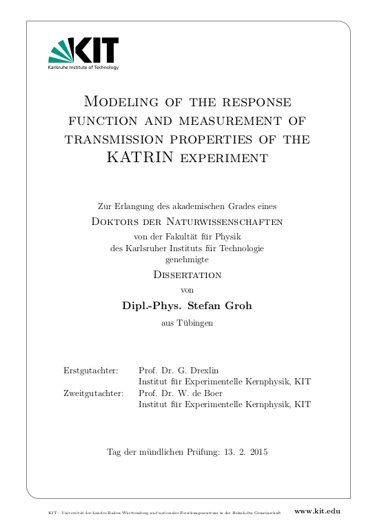 Cover der Publikation