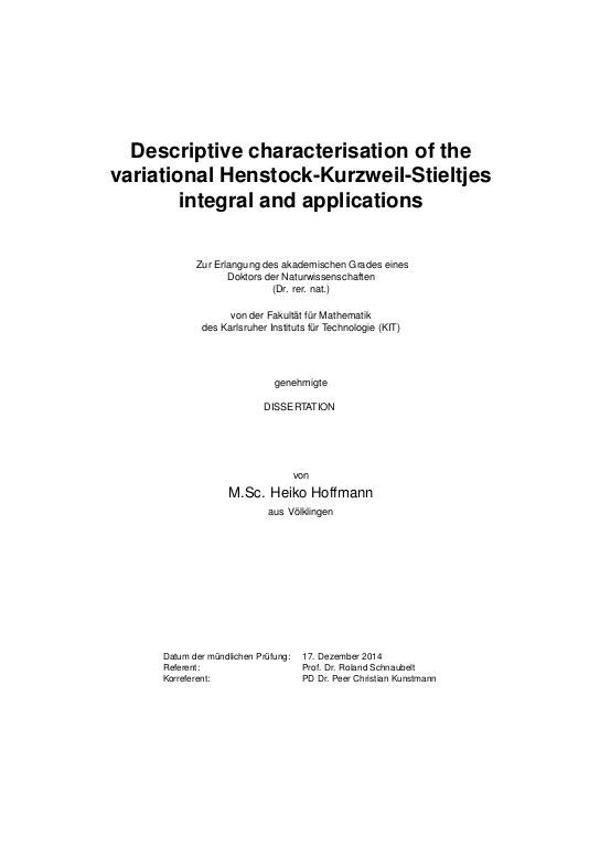 Cover der Publikation