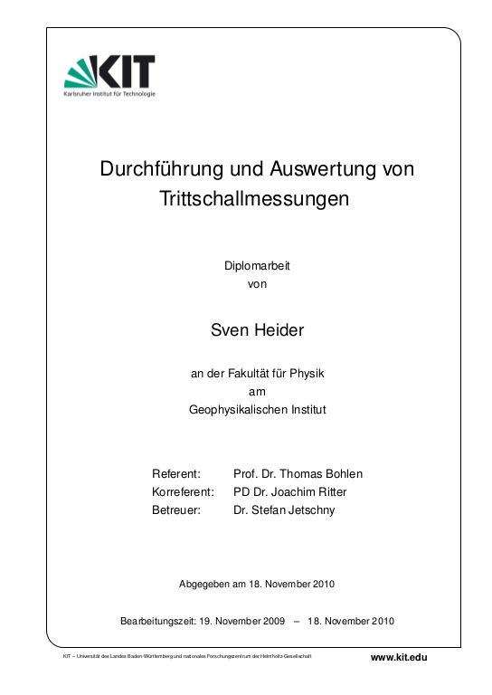 Cover der Publikation