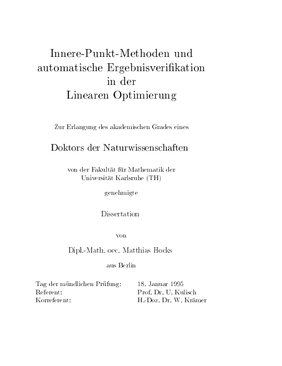 Cover der Publikation