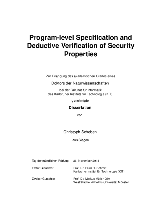 Cover der Publikation