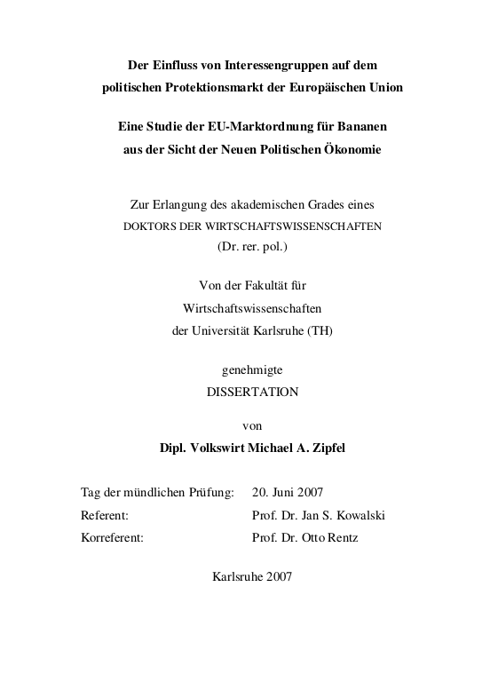 Cover der Publikation