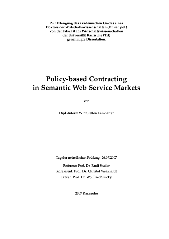 Cover der Publikation