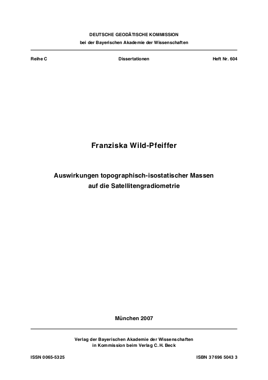 Cover der Publikation