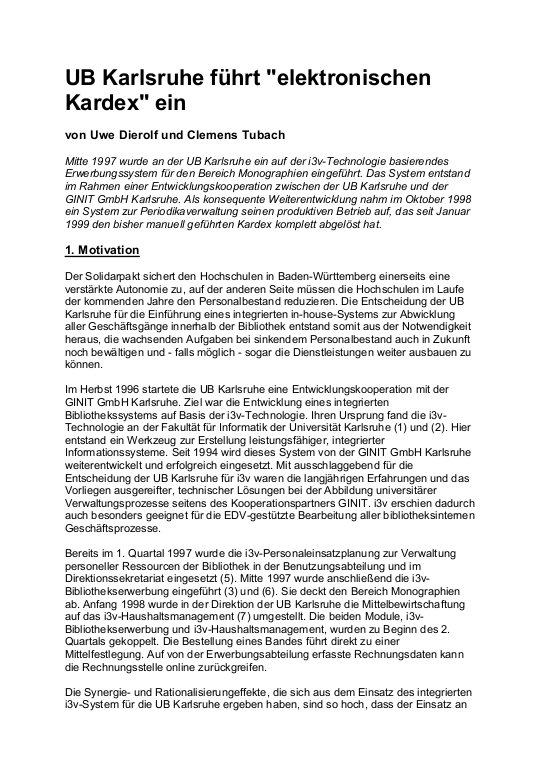 Cover der Publikation