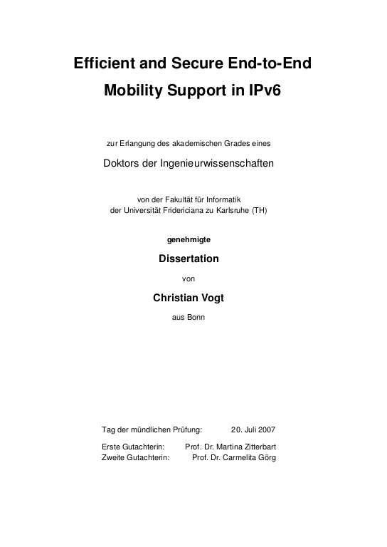 Cover der Publikation