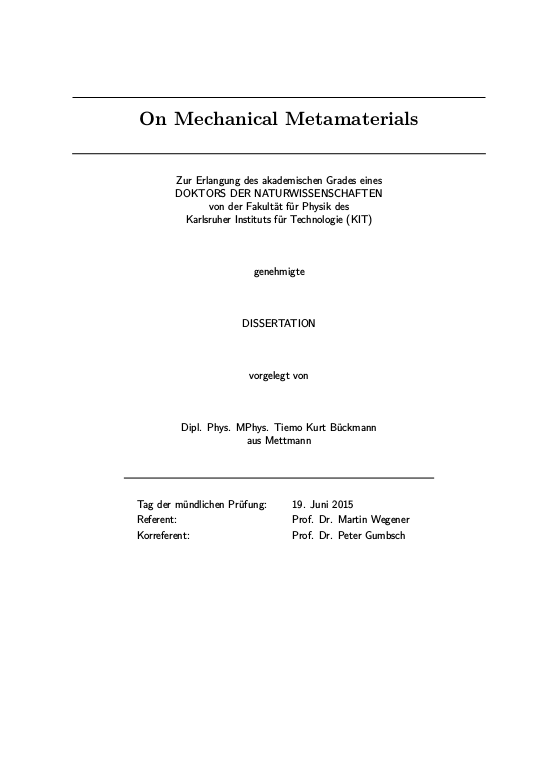 Cover der Publikation