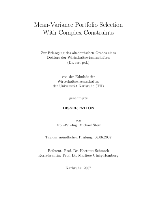 Cover der Publikation