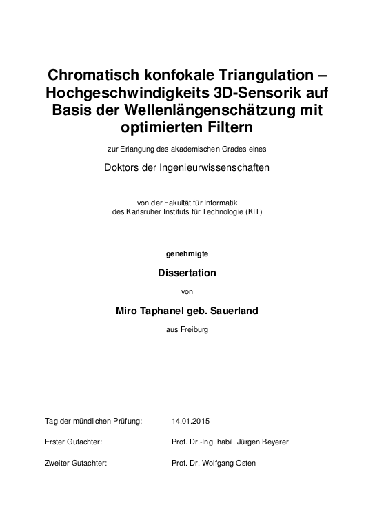 Cover der Publikation