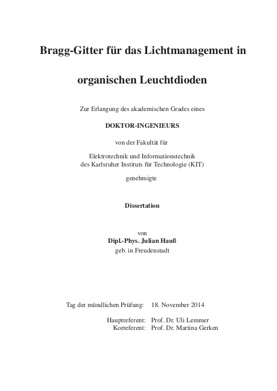 Cover der Publikation