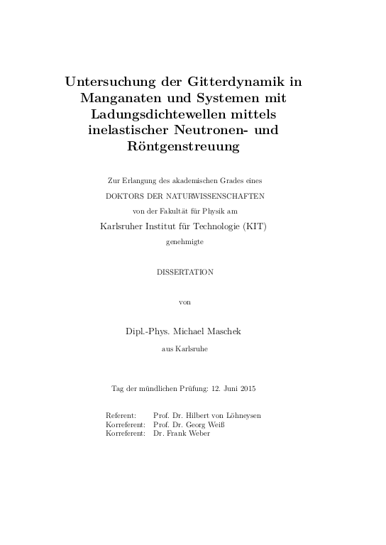 Cover der Publikation