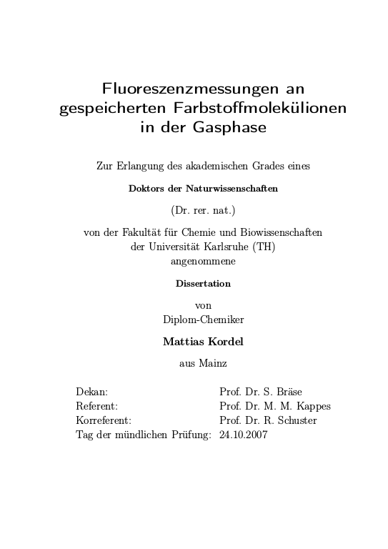 Cover der Publikation