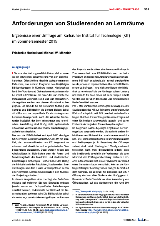 Cover der Publikation