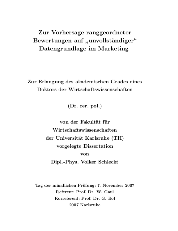 Cover der Publikation