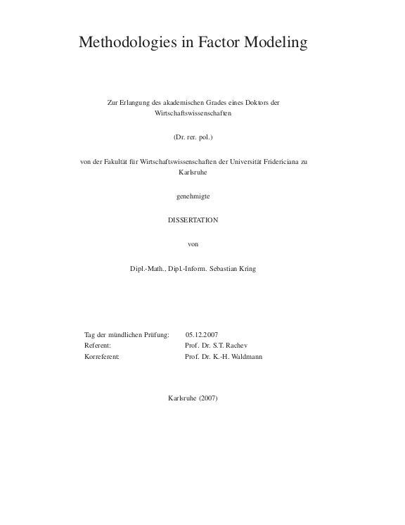 Cover der Publikation