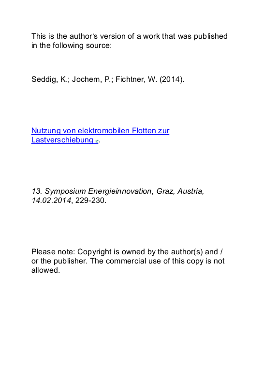 Cover der Publikation