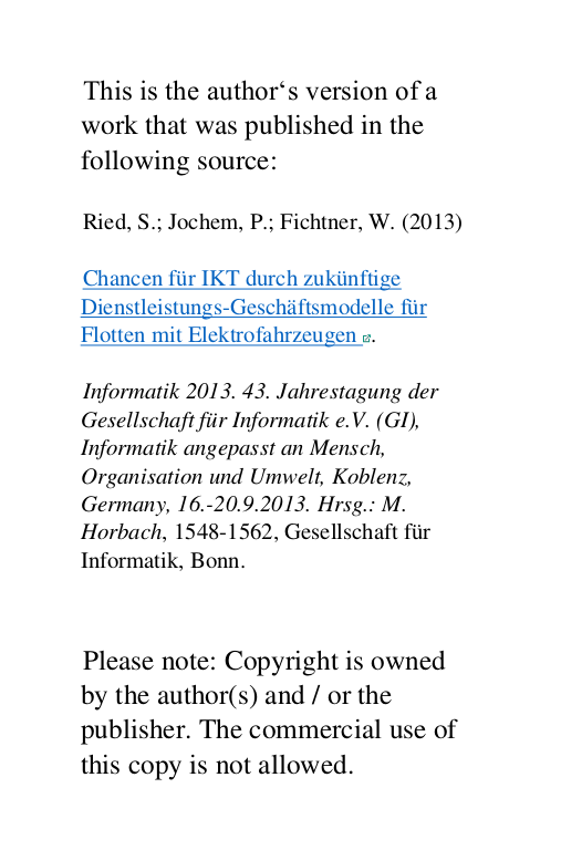 Cover der Publikation