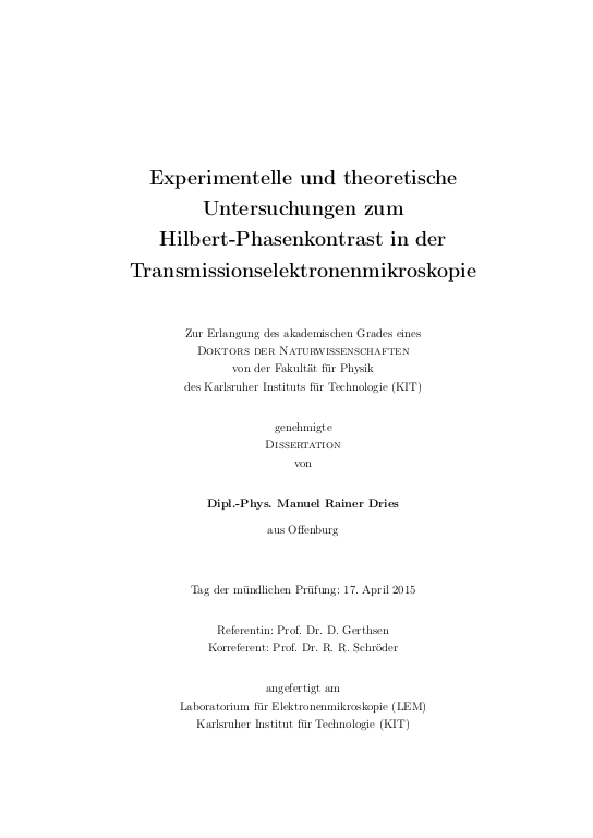 Cover der Publikation