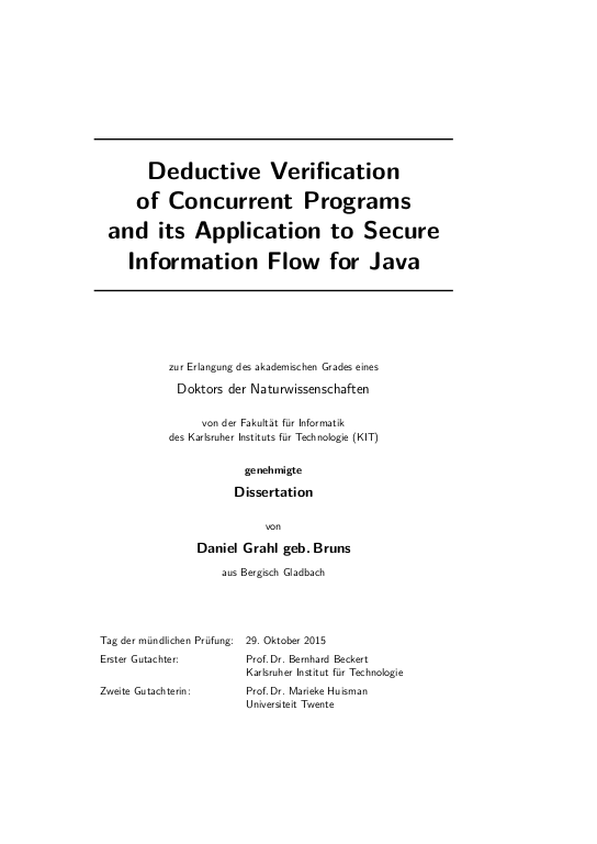 Cover der Publikation