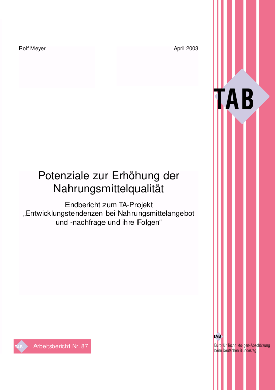 Cover der Publikation